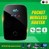 4G Wifi Router Portable Pocket Mini Router Universal 3G 4G Lte Wireless wi-fi Mobile Hotspot Car Wi fi Router With Sim Card Slot
