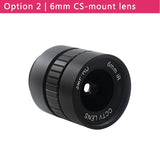 Raspberry Pi High Quality Camera Module 12.3 Megapixel Sony IMX477 Sensor Adjustable  Focus  6mm CS 16mm C-mount Lens for 4B/3B+