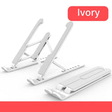 GOOJODOQ Adjustable Foldable Laptop Stand Non-slip Desktop Notebook Holder Laptop Stand For Macbook Pro Air iPad Pro DELL HP