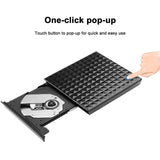 USB 3.0 External DVD Burner Writer Recorder DVD RW Optical Drive CD/DVD ROM Player MAC OS Windows XP/7/8/10 ABS Plastic Material